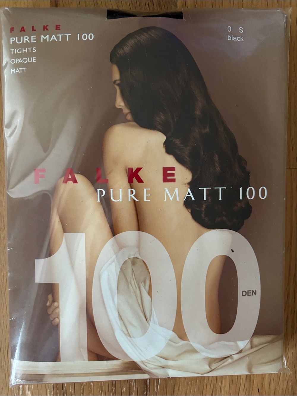 Falke Pure Matt 100 Tights in Black